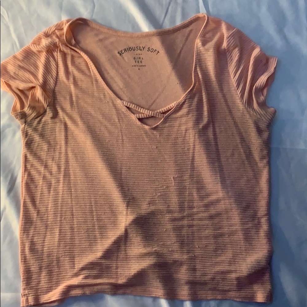 Pink crop top